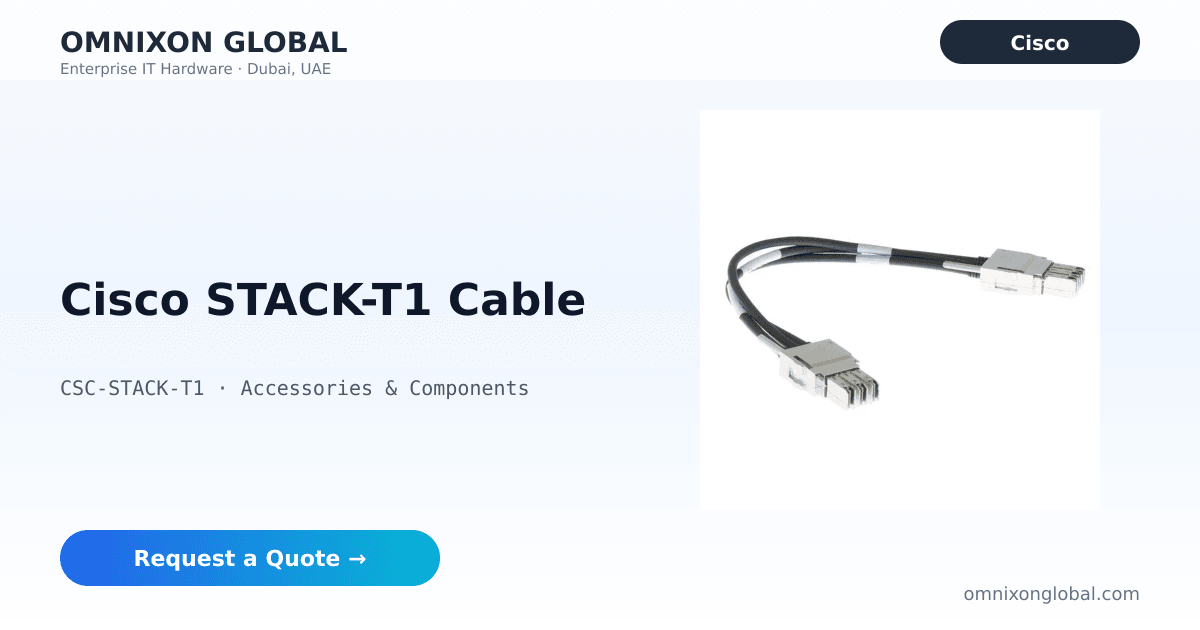 Cisco STACK-T1 StackWise-480 Stacking Cable | Omnixon Global