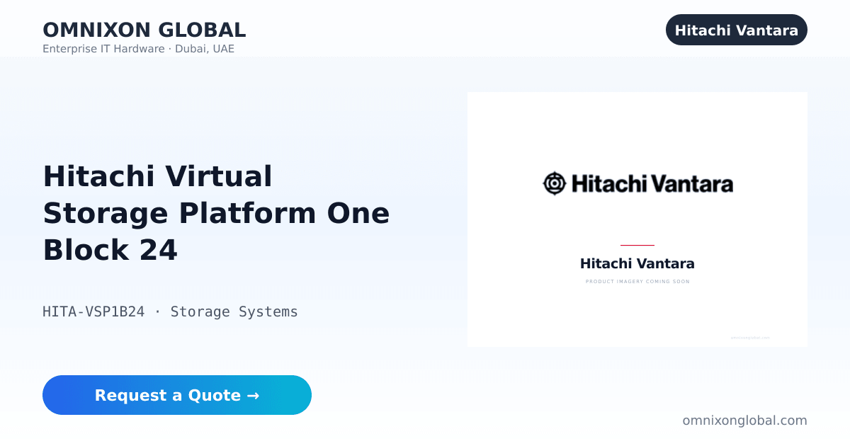 Hitachi Virtual Storage Platform 1B24 | Omnixon Global