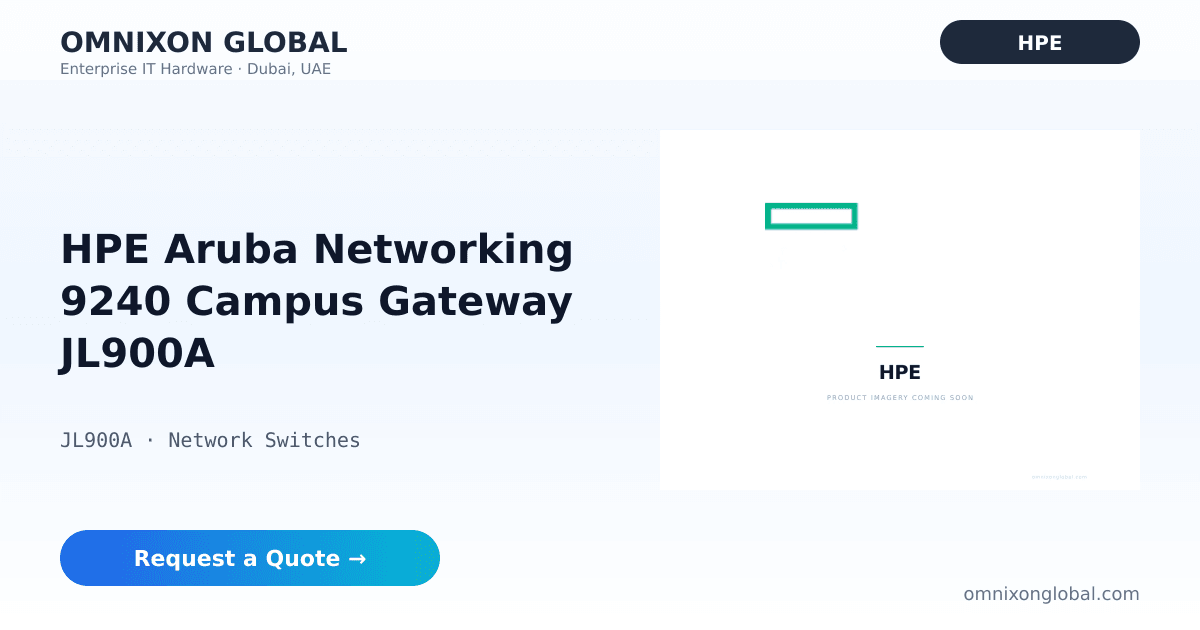 HPE Aruba Networking 9240 Campus JL900A | Omnixon Global