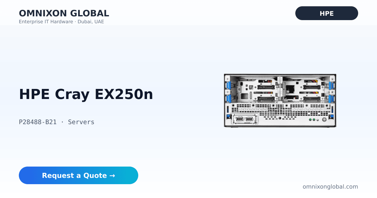 HPE Cray EX250n | P28488-B21 | HPE | Omnixon Global