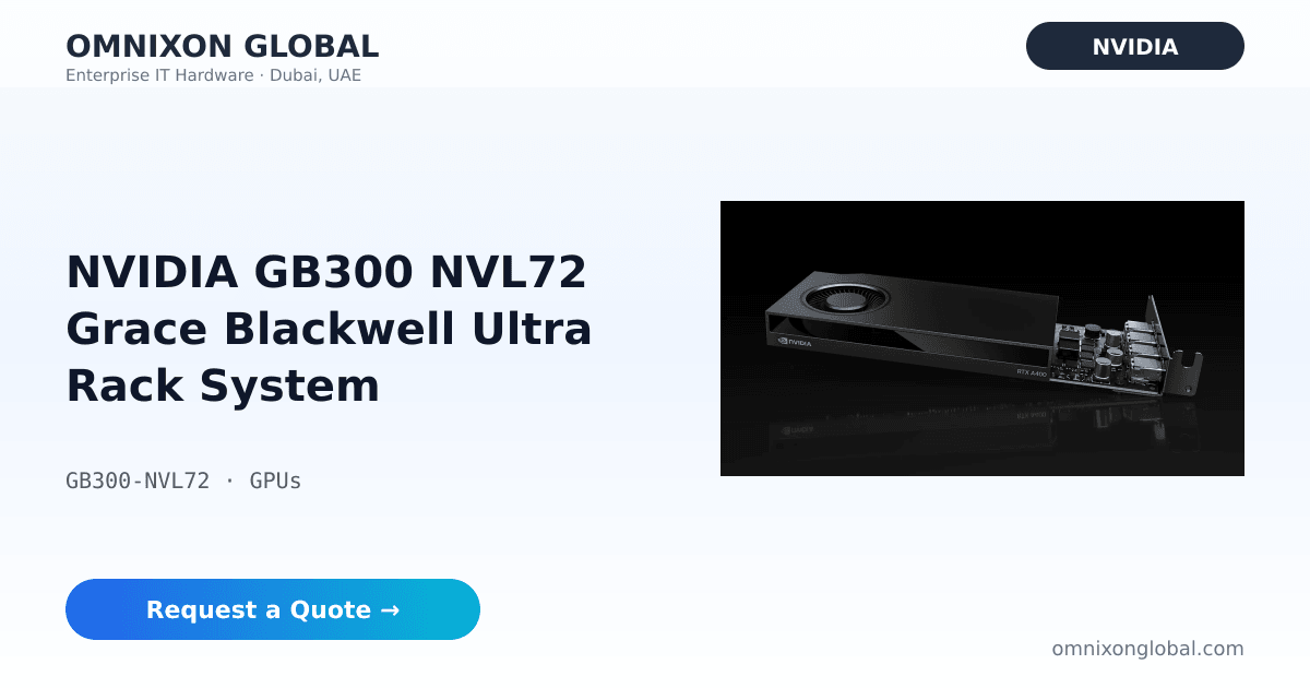 NVIDIA GB300 NVL72 Grace GB300-NVL72 | Omnixon Global