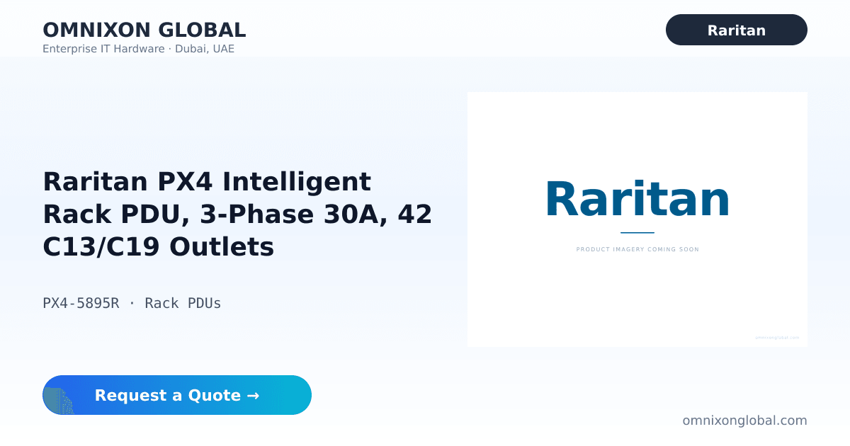Paritan Rack Device Raritan PX4 Intelligent Rack PX4-5895R | Omnixon Global