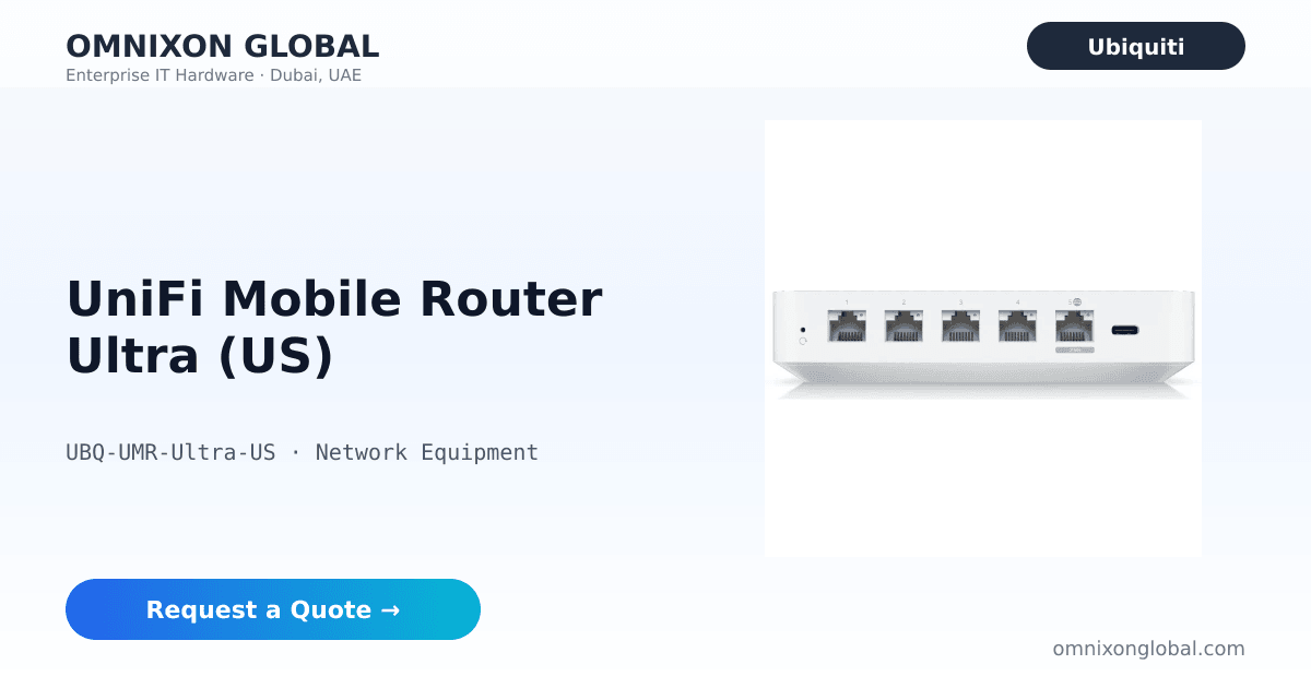 Unifi Mobile Router Ultra Interface UniFi Mobile Router Ultra | Ubiquiti | Omnixon Global