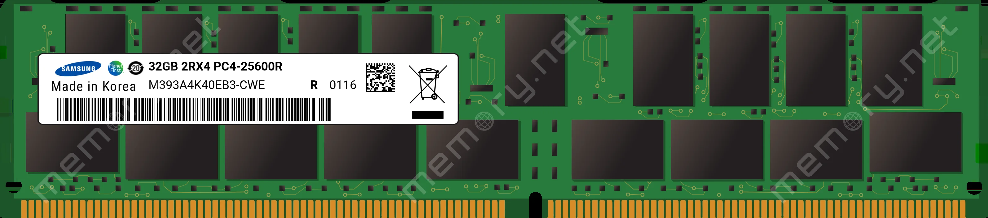Samsung 32GB DDR4-3200 RDIMM M393A4K40EB3-CWE