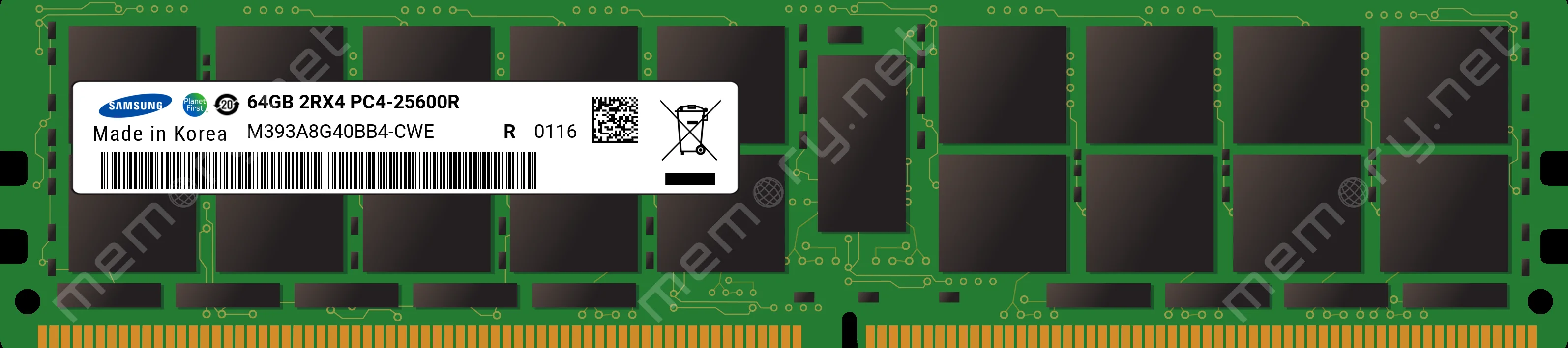 Samsung 64GB DDR4-3200 RDIMM M393A8G40BB4-CWE