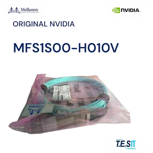 Mellanox MFS1S00-H010V LinkX QSFP56 HDR Active Optical Cable, 10m