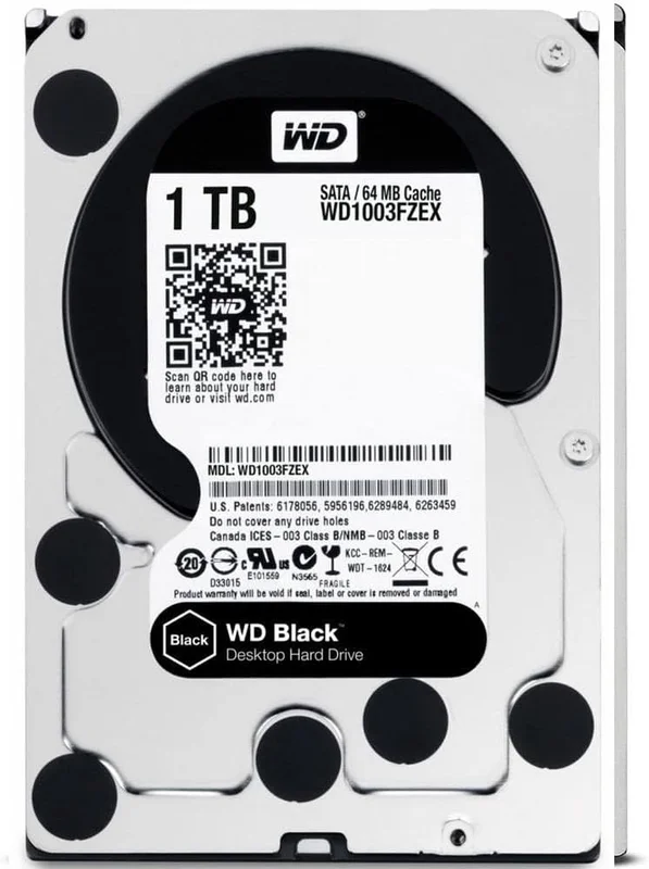 WD Black 6TB Performance Hard Drive
