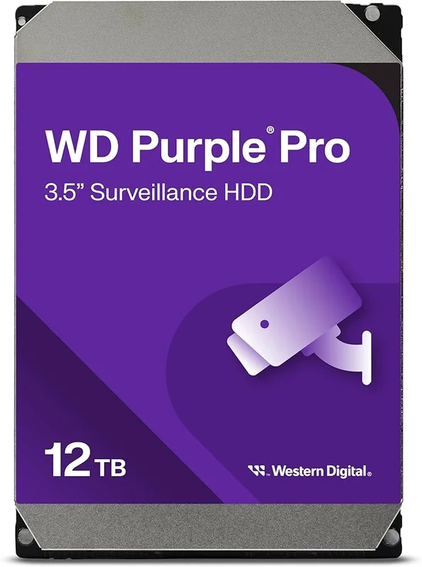 WD Purple Pro 10TB AI Surveillance Hard Drive